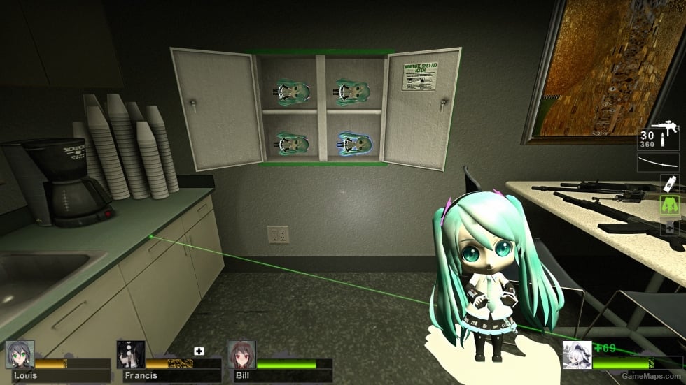 HD Green First Aid Cabinet