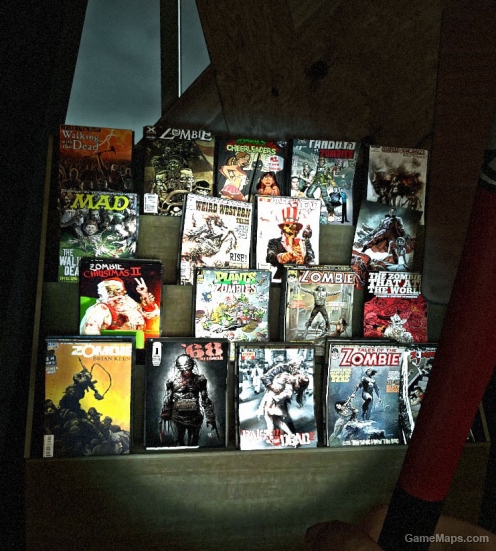 HD Magazine Rack - Zombie Comics