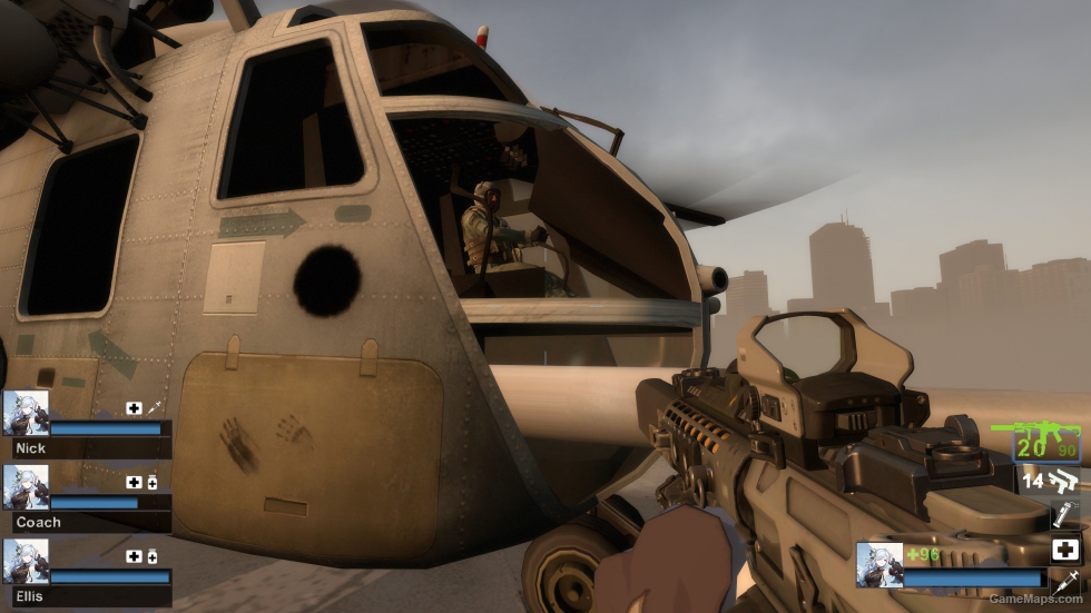 HD Military Rescue Helicopter for Left 4 Dead 2 + BONUS (request)