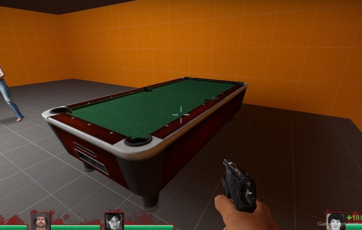 HD Redwood billiard table
