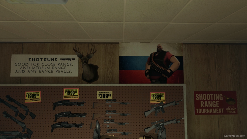 Heavy Weapons Guy as Whitaker SOUNDS + Gunshop Textures