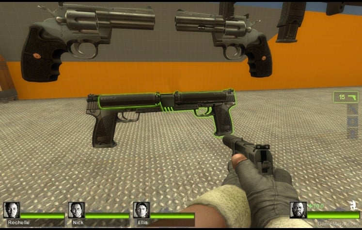 Heckler & Koch USP Match 45 Suppressed