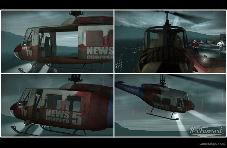 Helicopter with translucent glass
