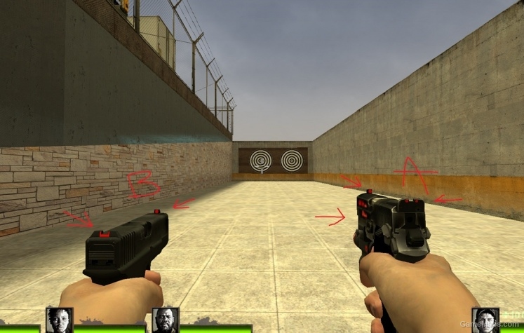 High Viz Iron Sight - Pistol