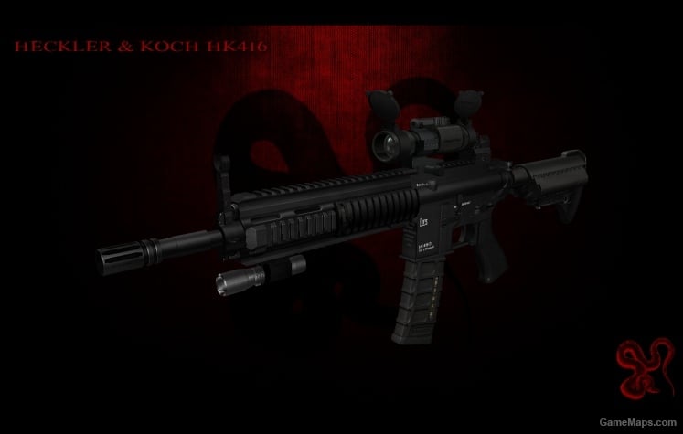 HK416 (M16 anims) - Render by Doktor haus HK416 (M16 anims)