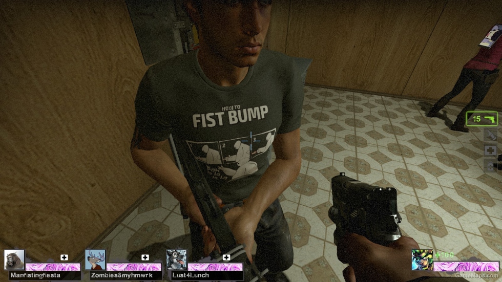 how to fist bump shirt for ellis
