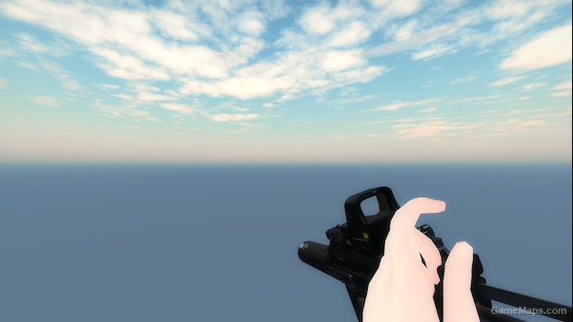 Hyper's HK MP7 with Unfolded iron sights&Eotech sight&an/peq-15