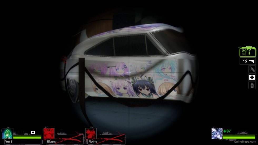 Hyperdimension Neptunia Itasha (survivor's car)