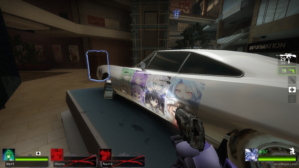 Hyperdimension Neptunia Itasha (survivor's car)