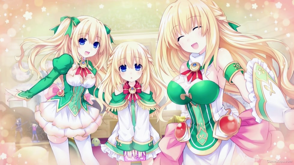 Hyperdimension Neptunia dynamic main menu（超次元游戏海王星 动态主菜单）
