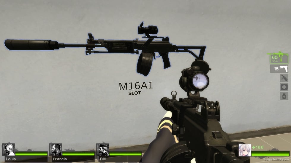 IMI Galil SAR (Reload Animation FIXED) (M16A2)