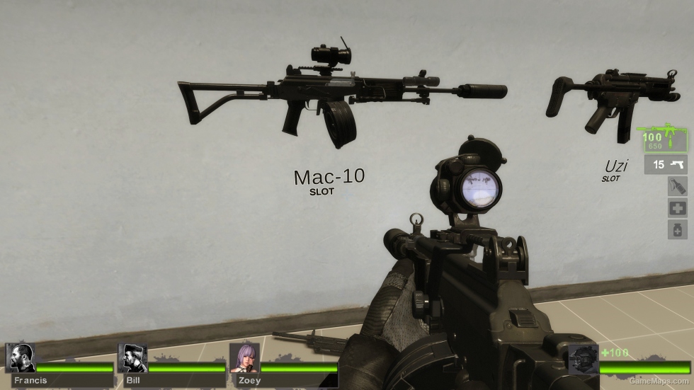 IMI Galil SAR (Reload Animation FIXED) (Silenced SMG) [request]