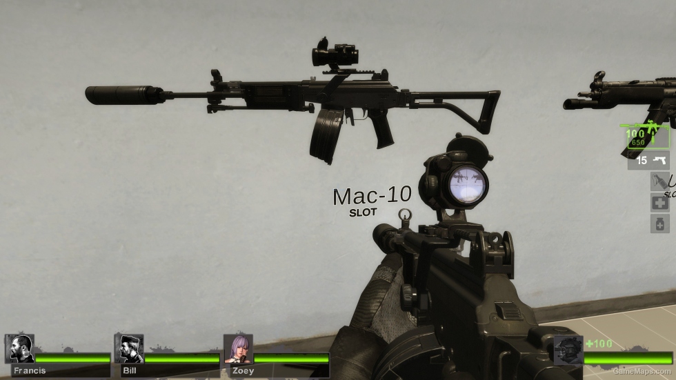 IMI Galil SAR (Reload Animation FIXED) (Silenced SMG) [request]