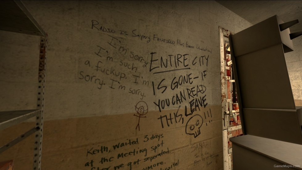 Improved Saferoom Graffiti