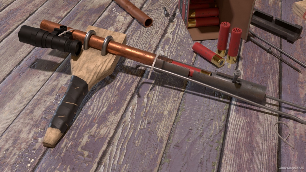 Improvised Pipe Shotgun (Chrome Shotgun)