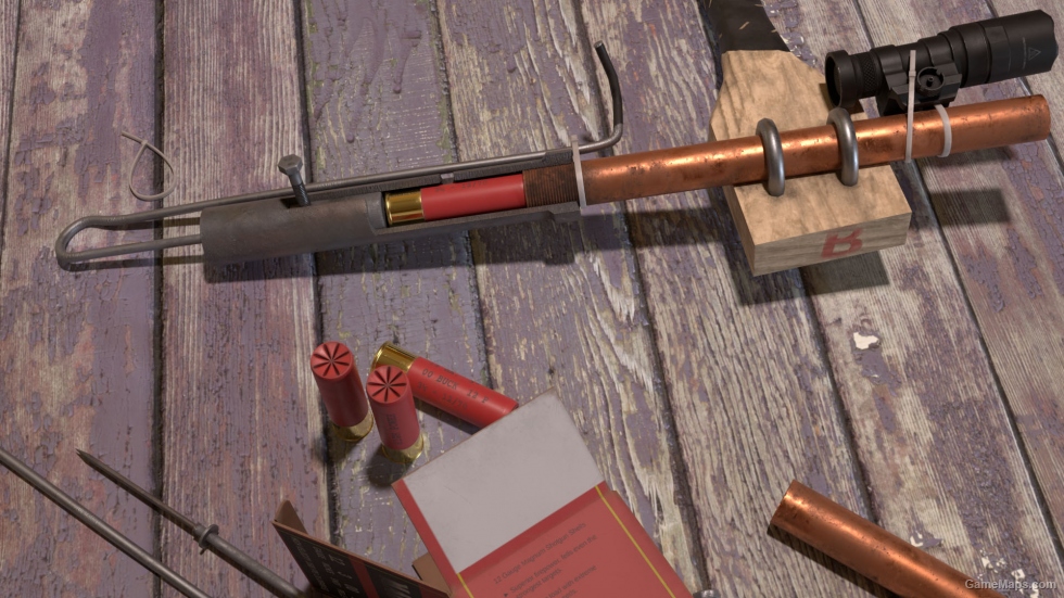 Improvised Pipe Shotgun (Chrome Shotgun)