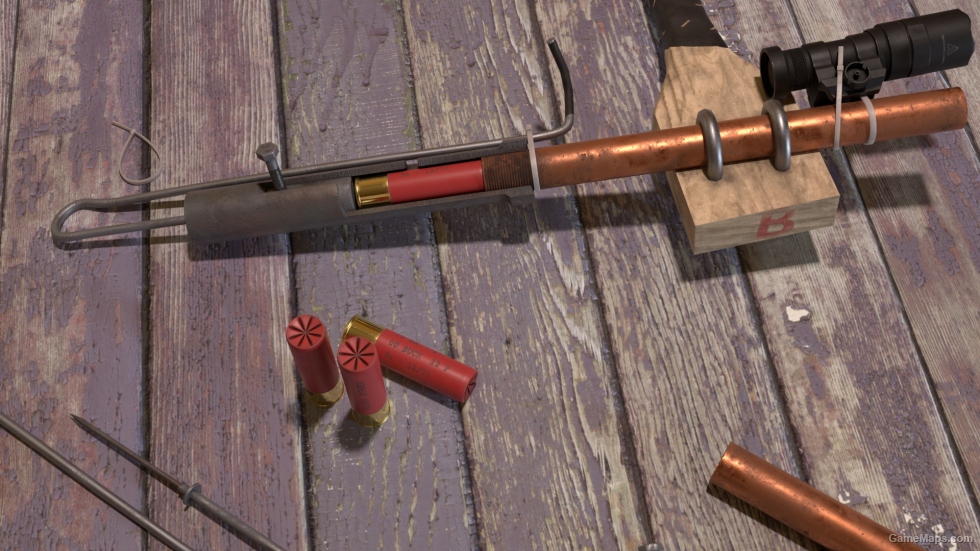Improvised Pipe Shotgun (Custom Weapon)