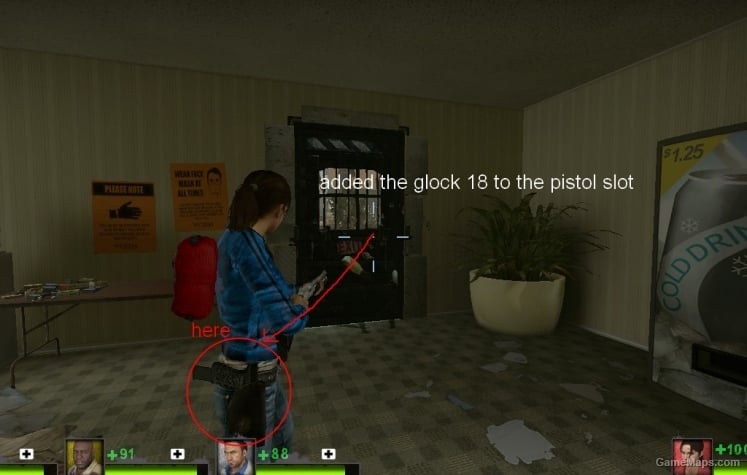 Infinite ammo Glock 18 script