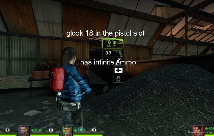 Infinite ammo Glock 18 script 