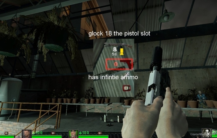 infinite ammo glock 18 suppressed. scripts