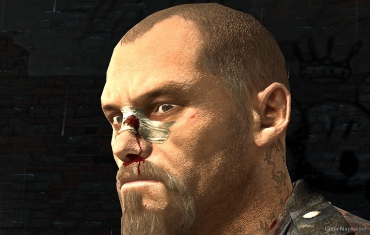 Injured Francis (w/goatee) Head