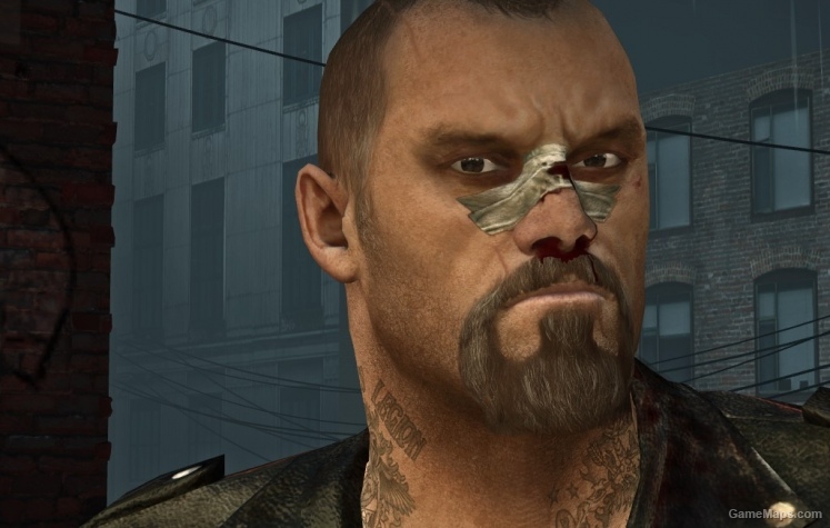 Injured Francis (w/goatee) Head