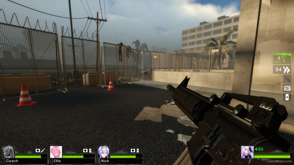 Insurgency - M16A4 v4 (without foregrip) (Desert Rifle)