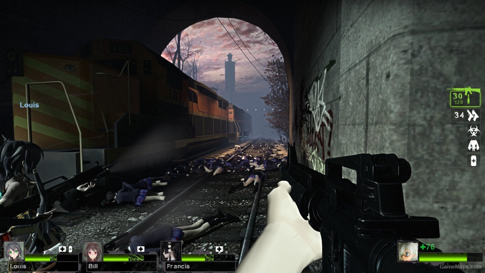 Insurgency - M16A4 v4 (without foregrip) (Desert Rifle)