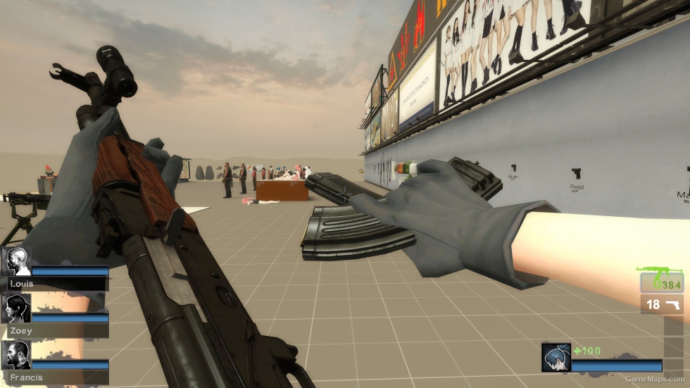 Insurgency AKMS (HyperMetal's Animations) v13 (AK47)