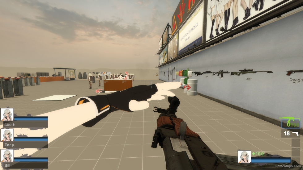 Insurgency AKMS (MaxG3D's Animations) v14 (AK47)