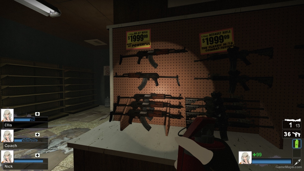 Insurgency AKMS (MaxG3D's Animations) v14 (AK47)
