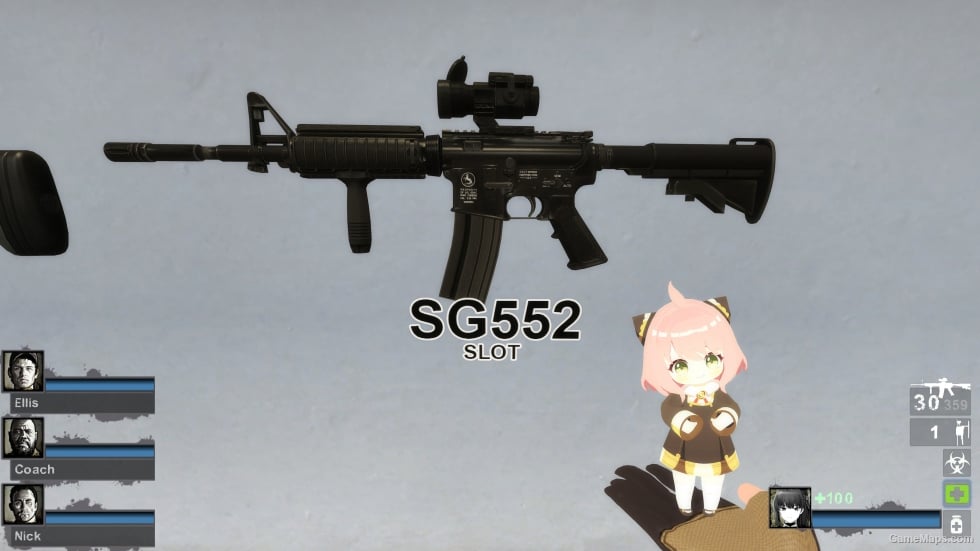 Insurgency Colt M4A1 with Aimpoint & Foregrip (sg552,request)