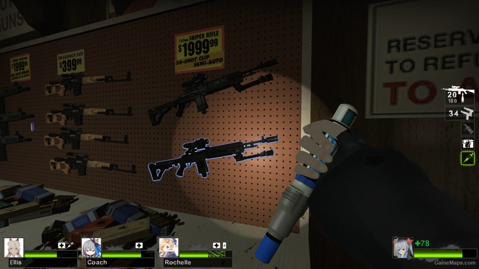 Insurgency M14 EBR - Tactical Mod (military sniper)