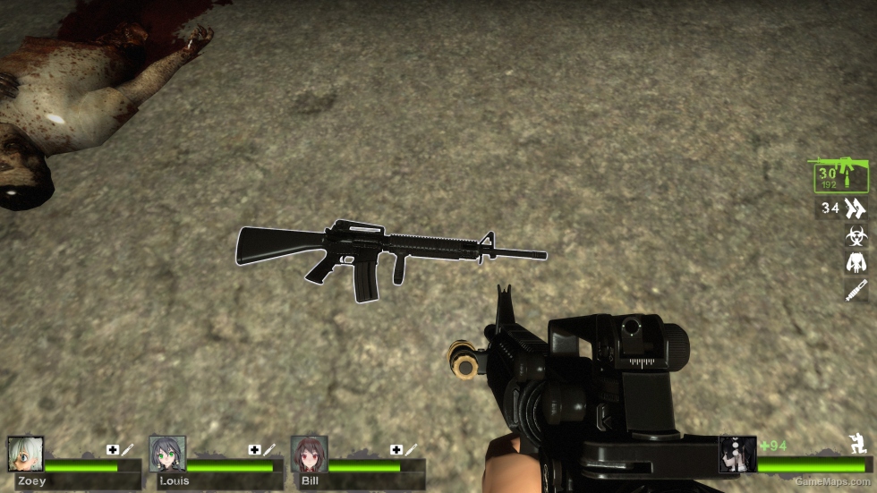 Insurgency M16A4 - Marked (Desert Rifle)