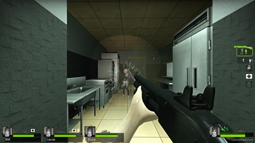 Insurgency M590 ghost ring sights (Chrome Shotgun) V4