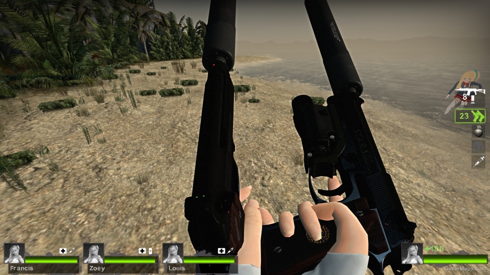 Insurgency M9 - Samurai Edge Classic Silenced (Dual pistols) [Sound fix Ver]