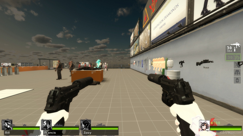 Insurgency M9 (suppressed) [dual pistols] {Sound fix Ver}