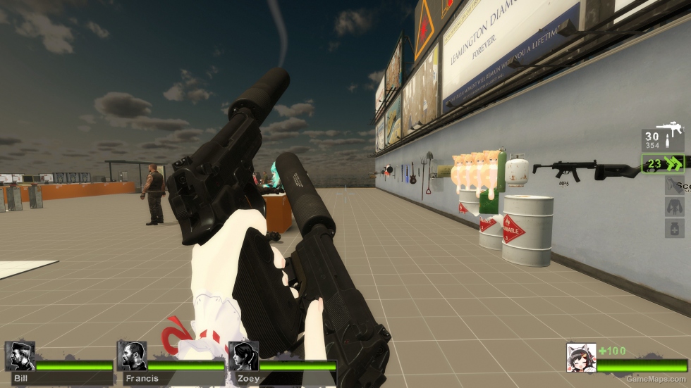 Insurgency M9 (suppressed) [dual pistols] {Sound fix Ver}