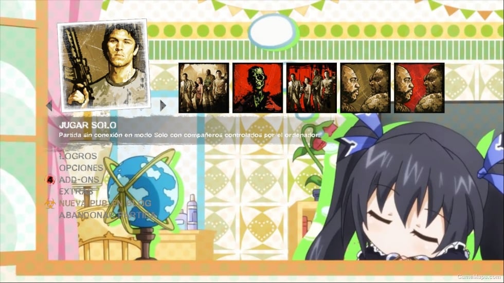 Intro Choujigen Game Neptune The Animation ending to Left 4 Dead 2