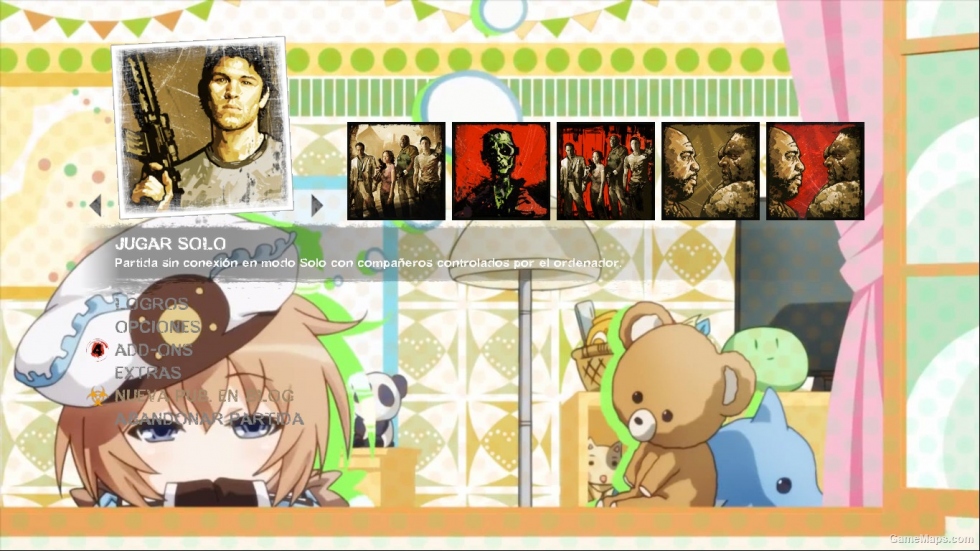 Intro Choujigen Game Neptune The Animation ending to Left 4 Dead 2