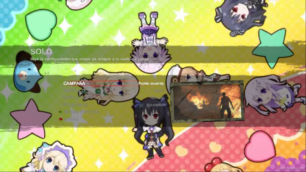 Intro Choujigen Game Neptune The Animation ending to Left 4 Dead 2