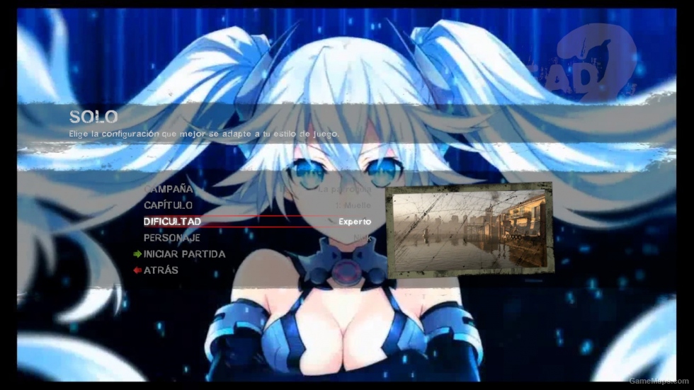Intro Hyperdevotion Noire: Goddess Black Heart to Left 4 Dead 2