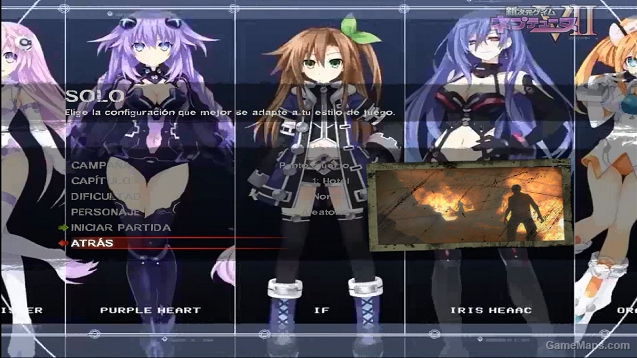 Intro Hyperdimension Neptunia VS Sega Hard Girl to Left 4 Dead 2