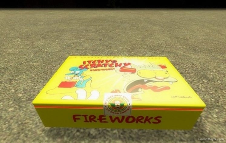 Itchy and Scratchy Fireworks