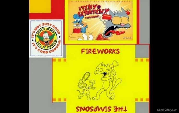 Itchy and Scratchy Fireworks