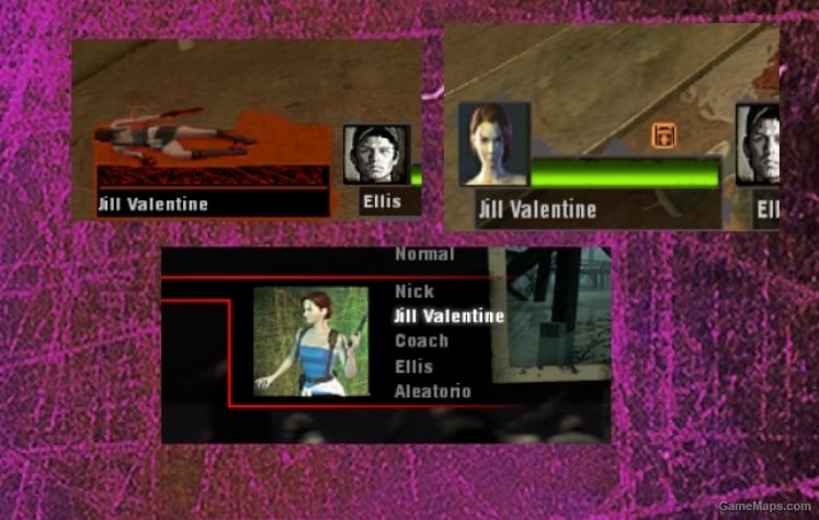 Jill Valentine (RE3) mod, HUD icons and Name