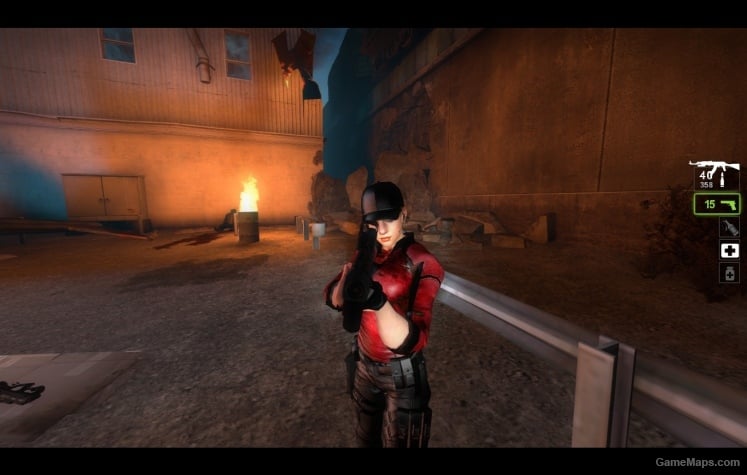 Jill Valentine in Red Suit (zoey)