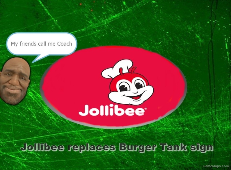 Jollibee replaces the Burger Tank Sign