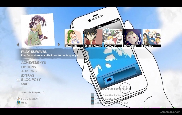 Kagerou Project Menu