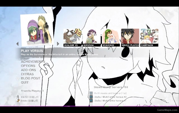 Kagerou Project Menu